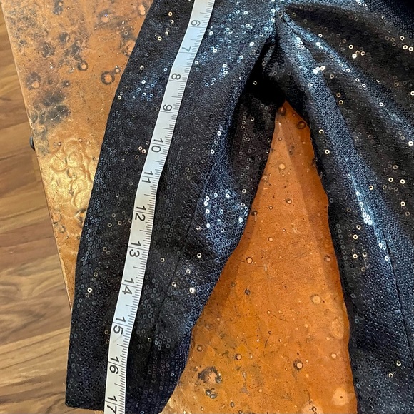 Arden B Black Sequin Jacket size Small. Fits more like an XS. - Picture 8 of 11